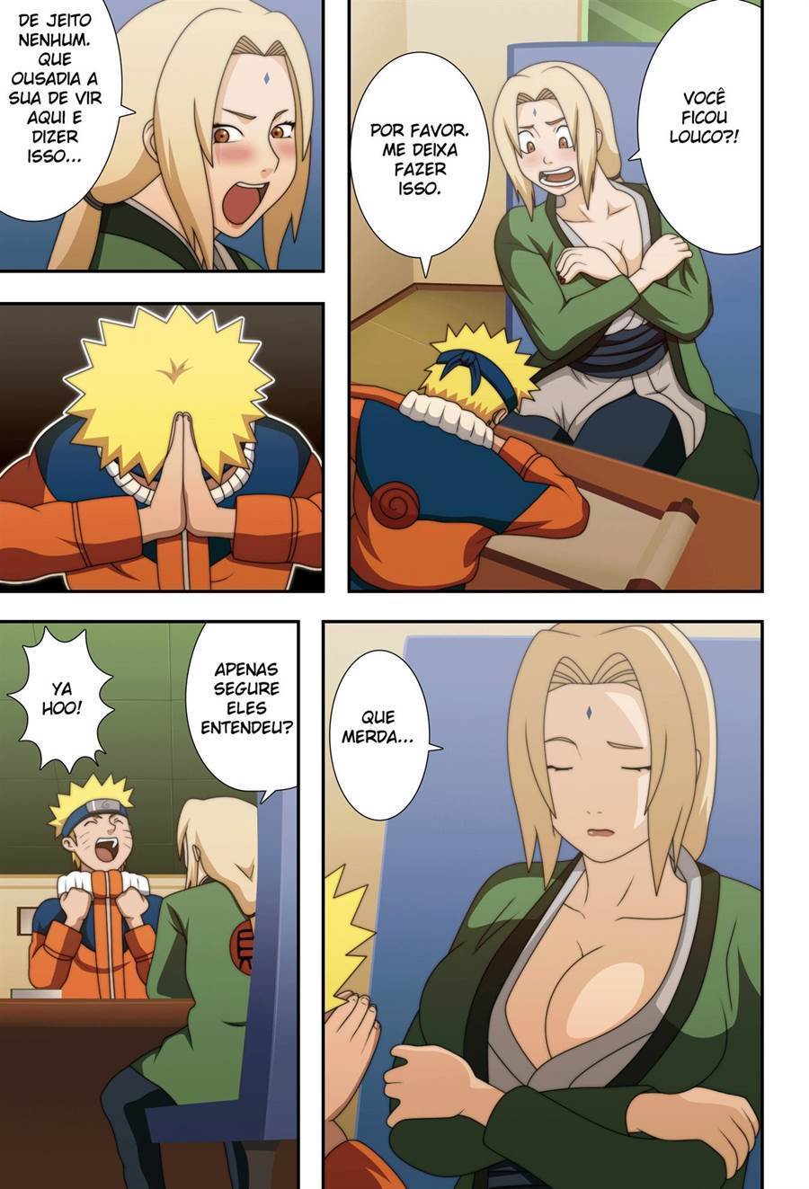 Naruto e Tsunade Quadrinho Pornô #1